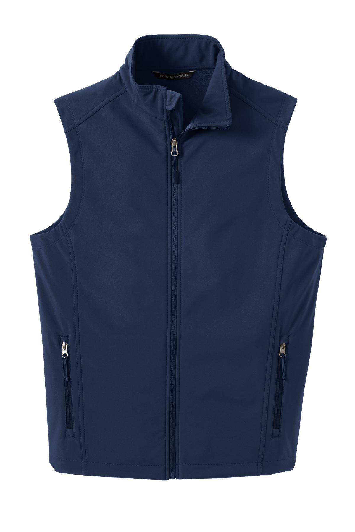 Port Authority Core Soft Shell Vest. J325 (Choose Your Design)