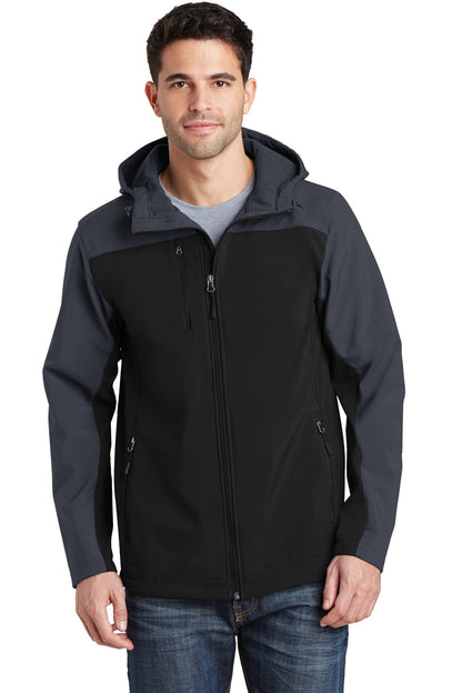 Port Authority Hooded Core Soft Shell Jacket. J335 (Choose Your Design)