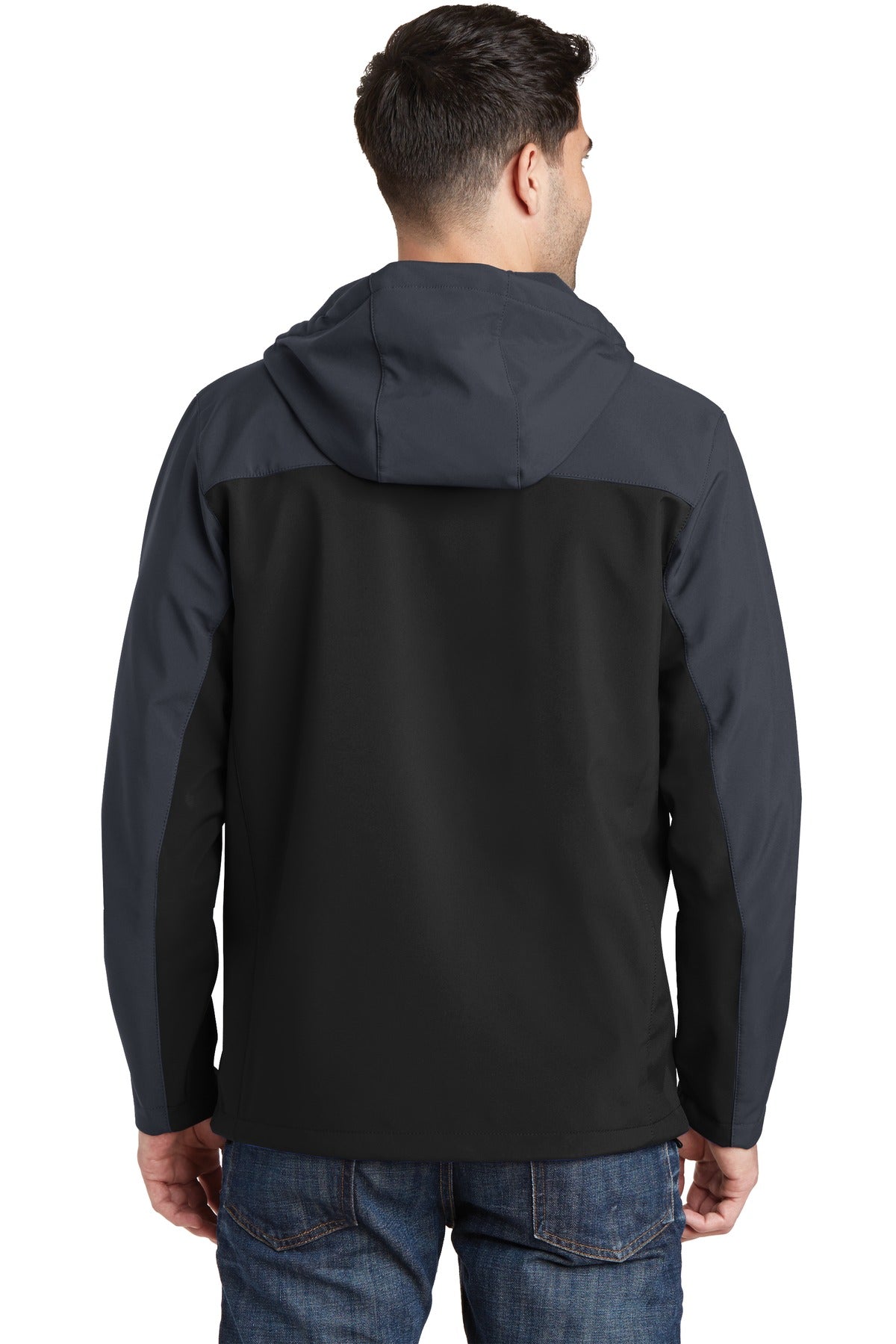 Port Authority Hooded Core Soft Shell Jacket. J335 (Choose Your Design)