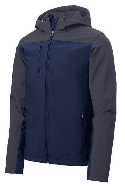 Port Authority Hooded Core Soft Shell Jacket. J335 (Choose Your Design)
