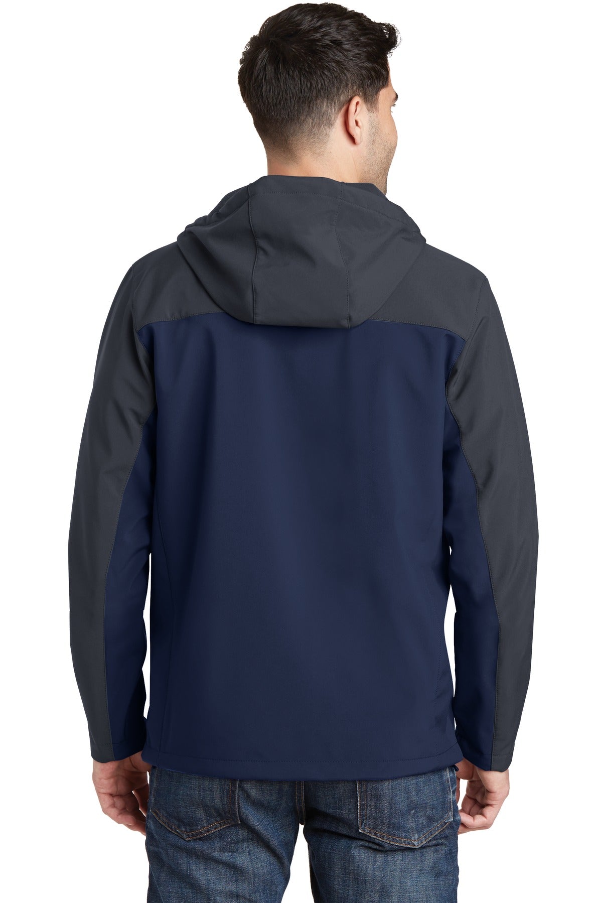 Port Authority Hooded Core Soft Shell Jacket. J335 (Choose Your Design)