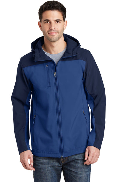 Port Authority Hooded Core Soft Shell Jacket. J335 (Choose Your Design)
