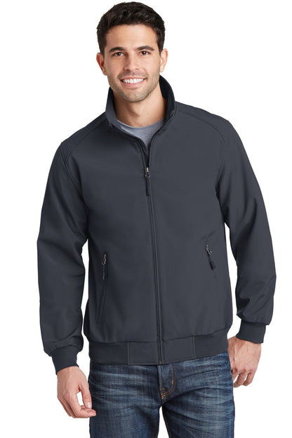 Port Authority Soft Shell Bomber Jacket. J337 (Choose Your Design)