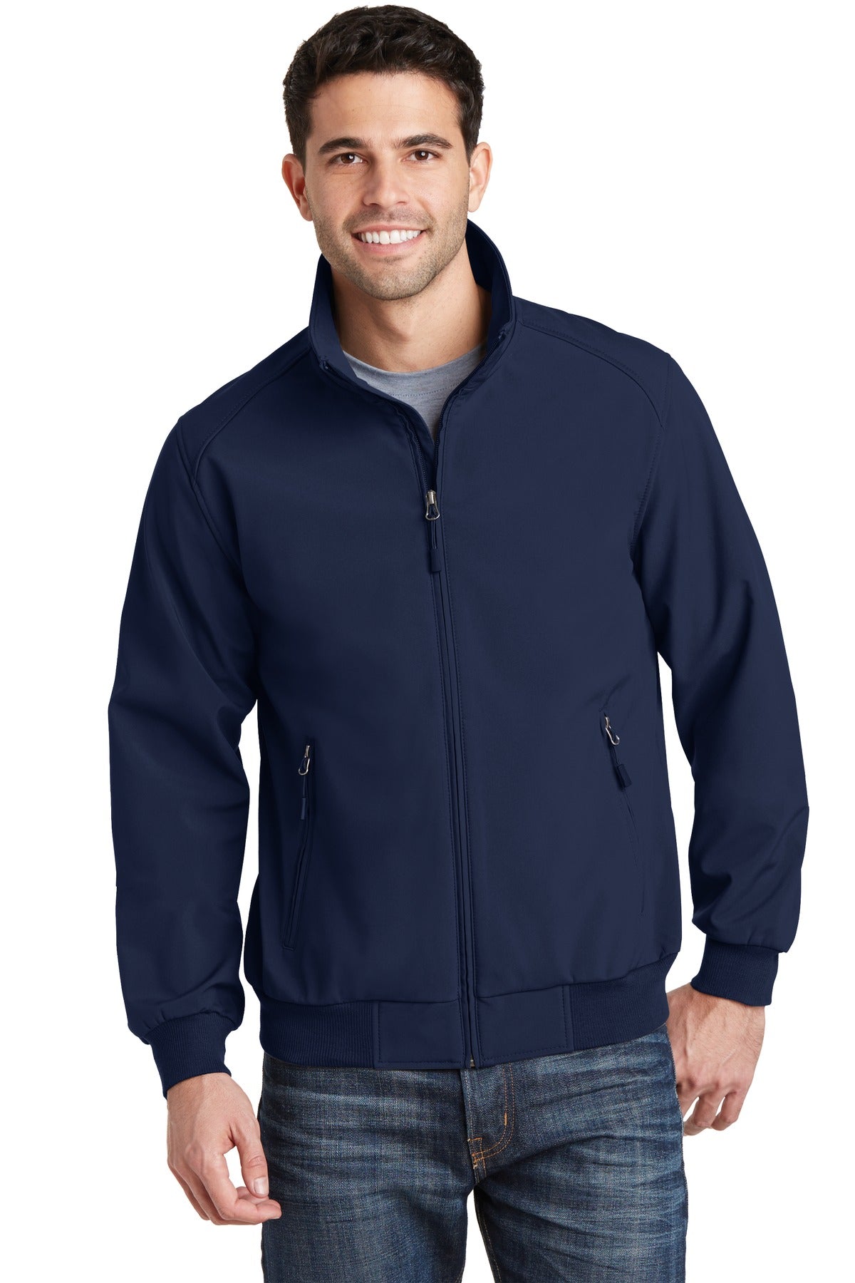 Port Authority Soft Shell Bomber Jacket. J337 (Choose Your Design)
