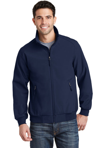Port Authority Soft Shell Bomber Jacket. J337 (Choose Your Design)