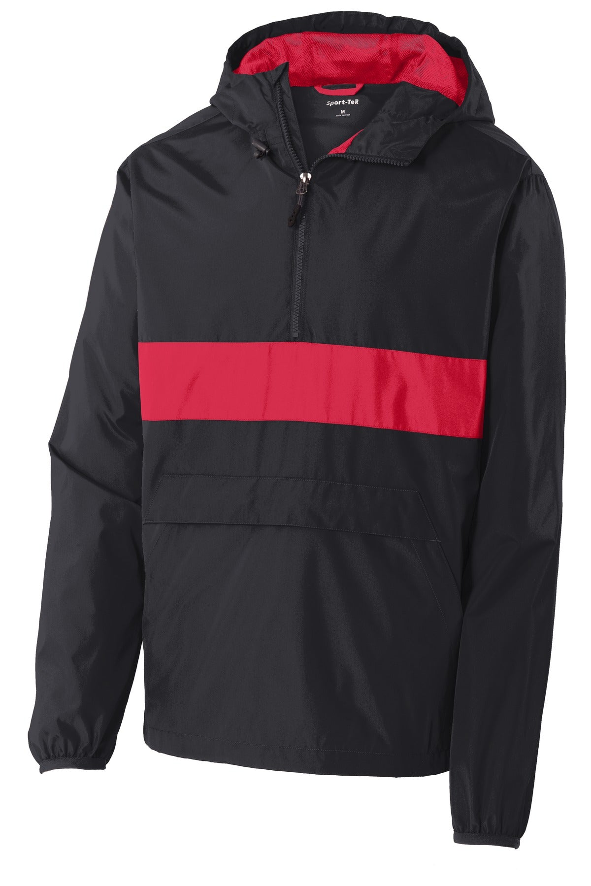 Sport-Tek Zipped Pocket Anorak. JST65 (Choose Your Design)