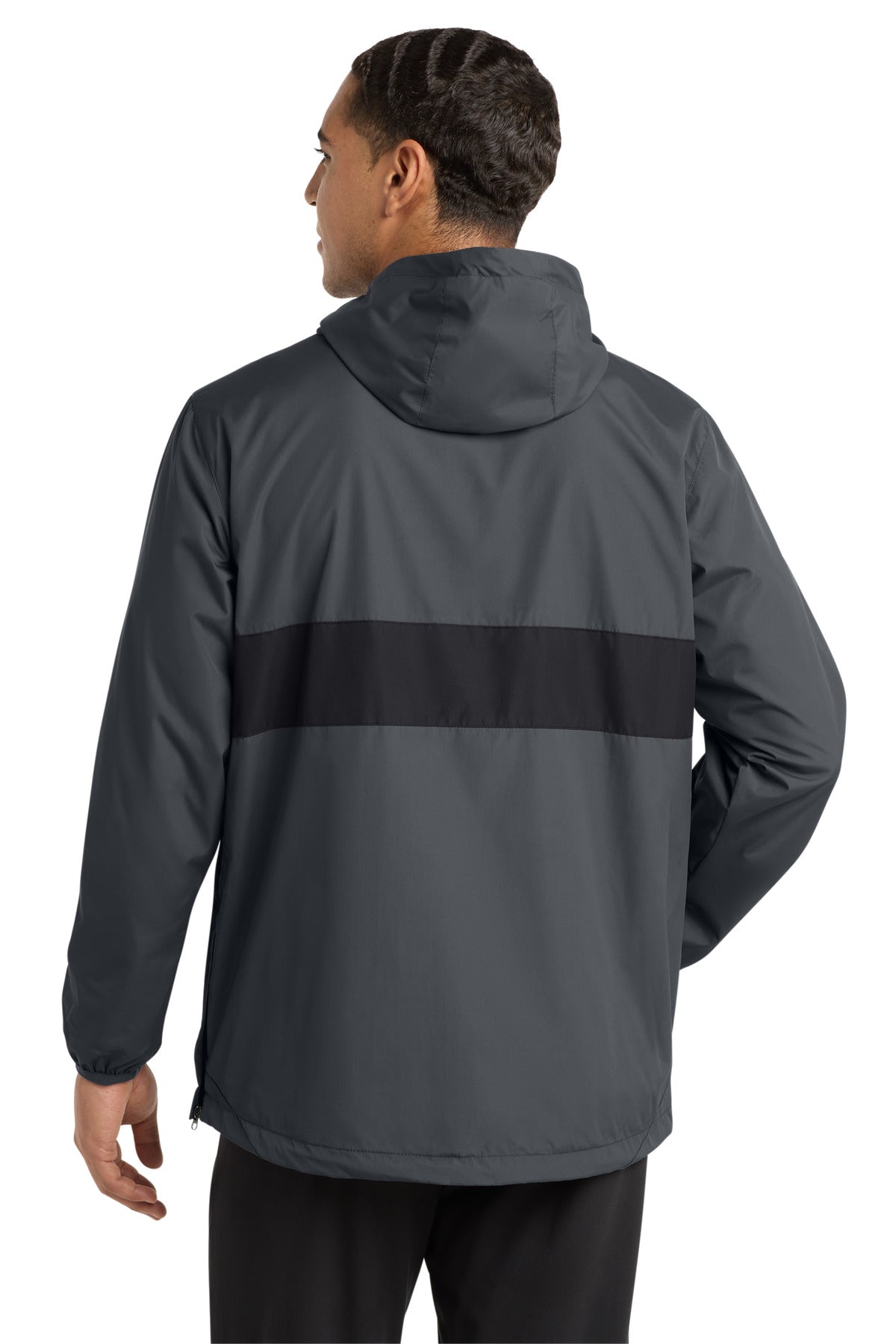 Sport-Tek Zipped Pocket Anorak. JST65 (Choose Your Design)