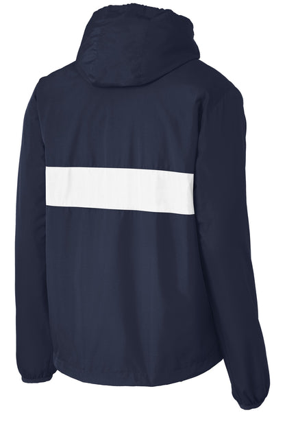 Sport-Tek Zipped Pocket Anorak. JST65 (Choose Your Design)
