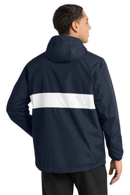 Sport-Tek Zipped Pocket Anorak. JST65 (Choose Your Design)