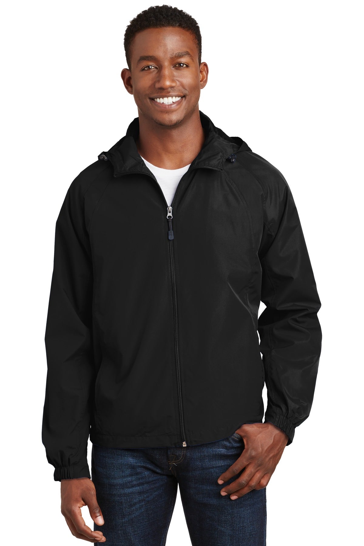 Sport-Tek Hooded Raglan Jacket. JST73 (Choose Your Design)