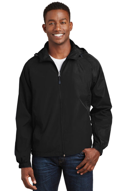 Sport-Tek Hooded Raglan Jacket. JST73 (Choose Your Design)