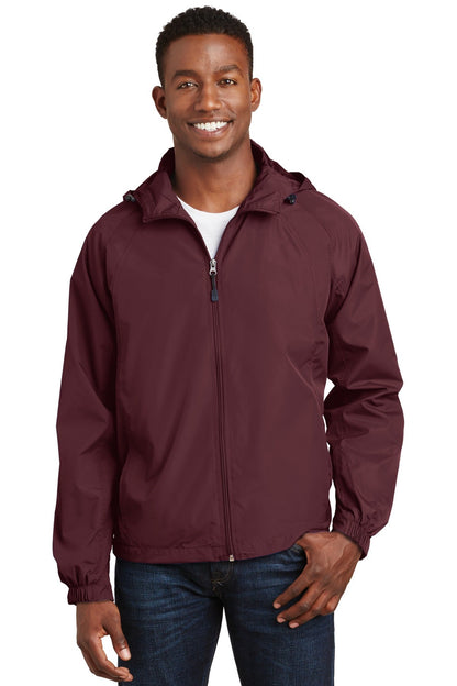 Sport-Tek Hooded Raglan Jacket. JST73 (Choose Your Design)