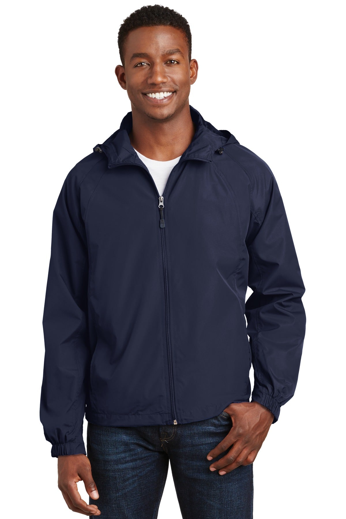 Sport-Tek Hooded Raglan Jacket. JST73 (Choose Your Design)