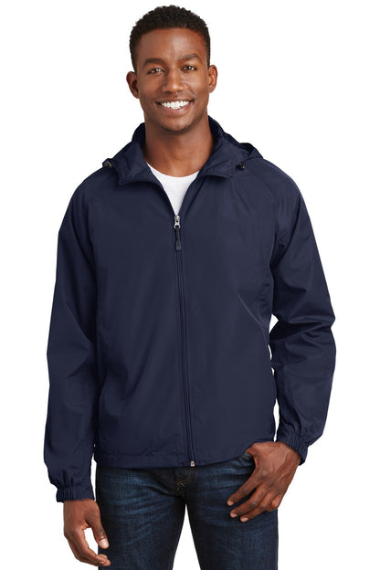 Sport-Tek Hooded Raglan Jacket. JST73 (Choose Your Design)