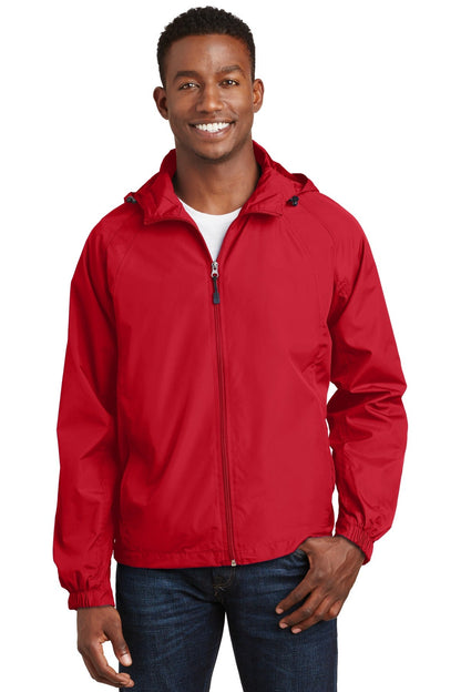 Sport-Tek Hooded Raglan Jacket. JST73 (Choose Your Design)