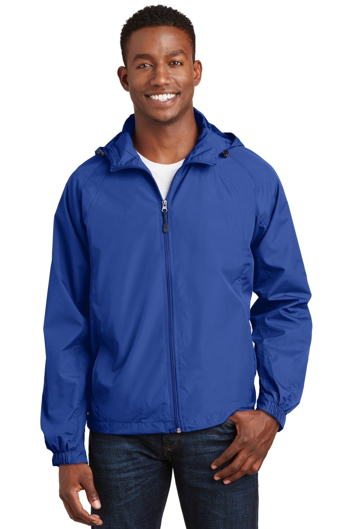 Sport-Tek Hooded Raglan Jacket. JST73 (Choose Your Design)