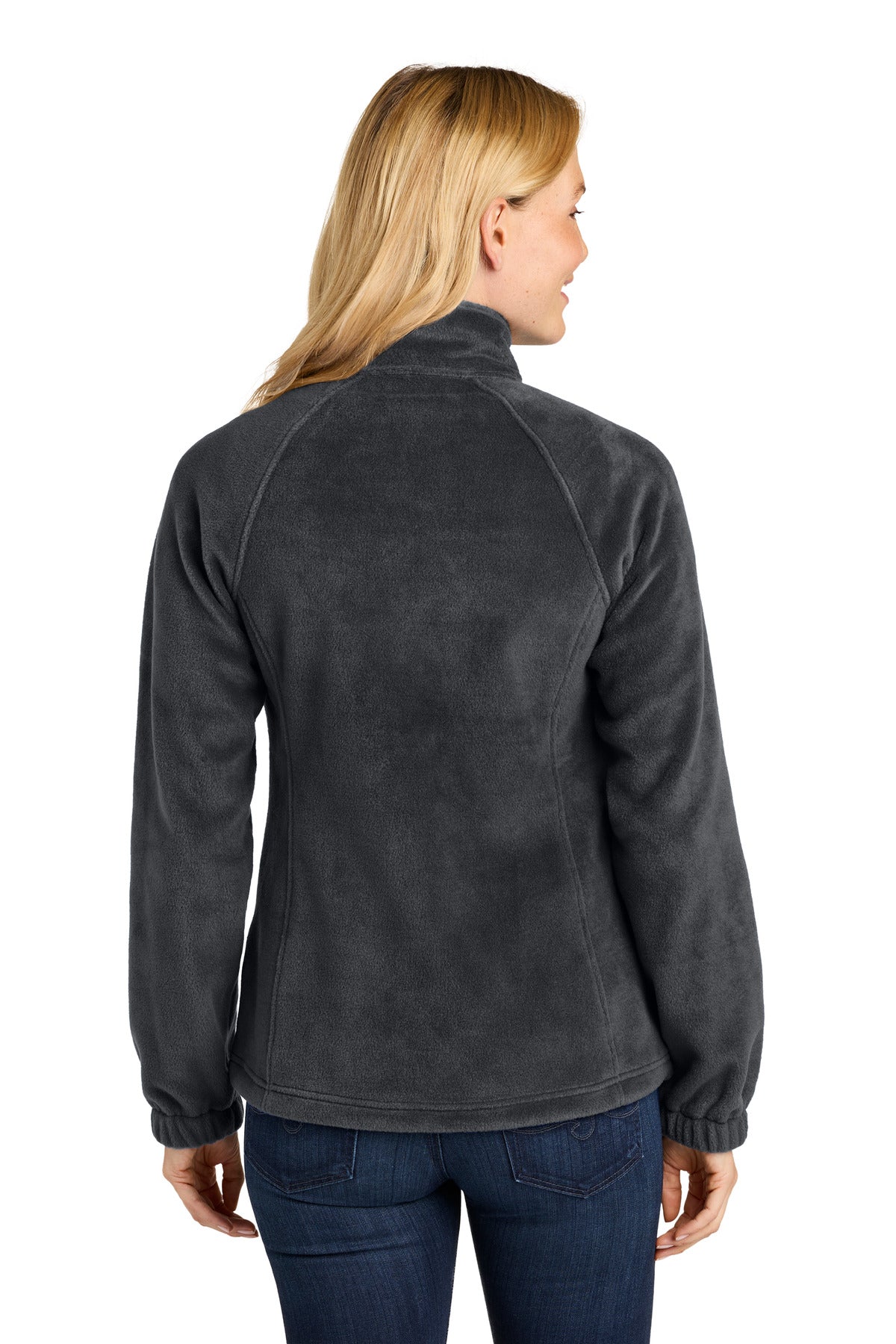 Port Authority Women's Plush Fleece Full-Zip Jacket. L190 (Choose Your Design)