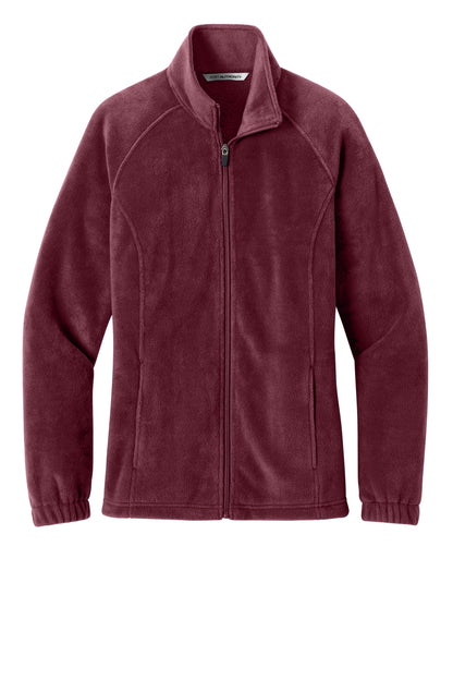 Port Authority Women's Plush Fleece Full-Zip Jacket. L190 (Choose Your Design)