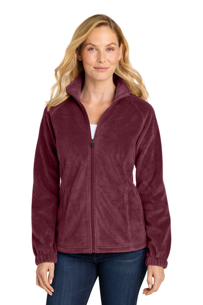 Port Authority Women's Plush Fleece Full-Zip Jacket. L190 (Choose Your Design)