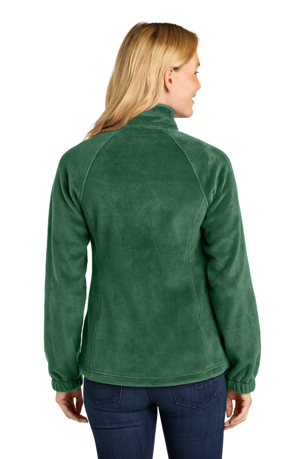 Port Authority Women's Plush Fleece Full-Zip Jacket. L190 (Choose Your Design)