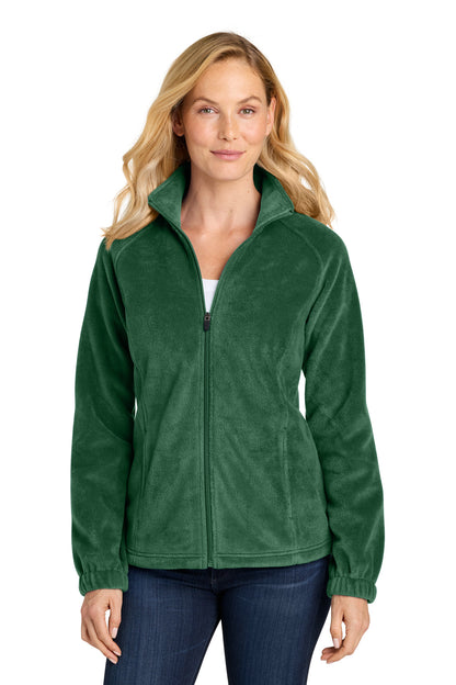 Port Authority Women's Plush Fleece Full-Zip Jacket. L190 (Choose Your Design)