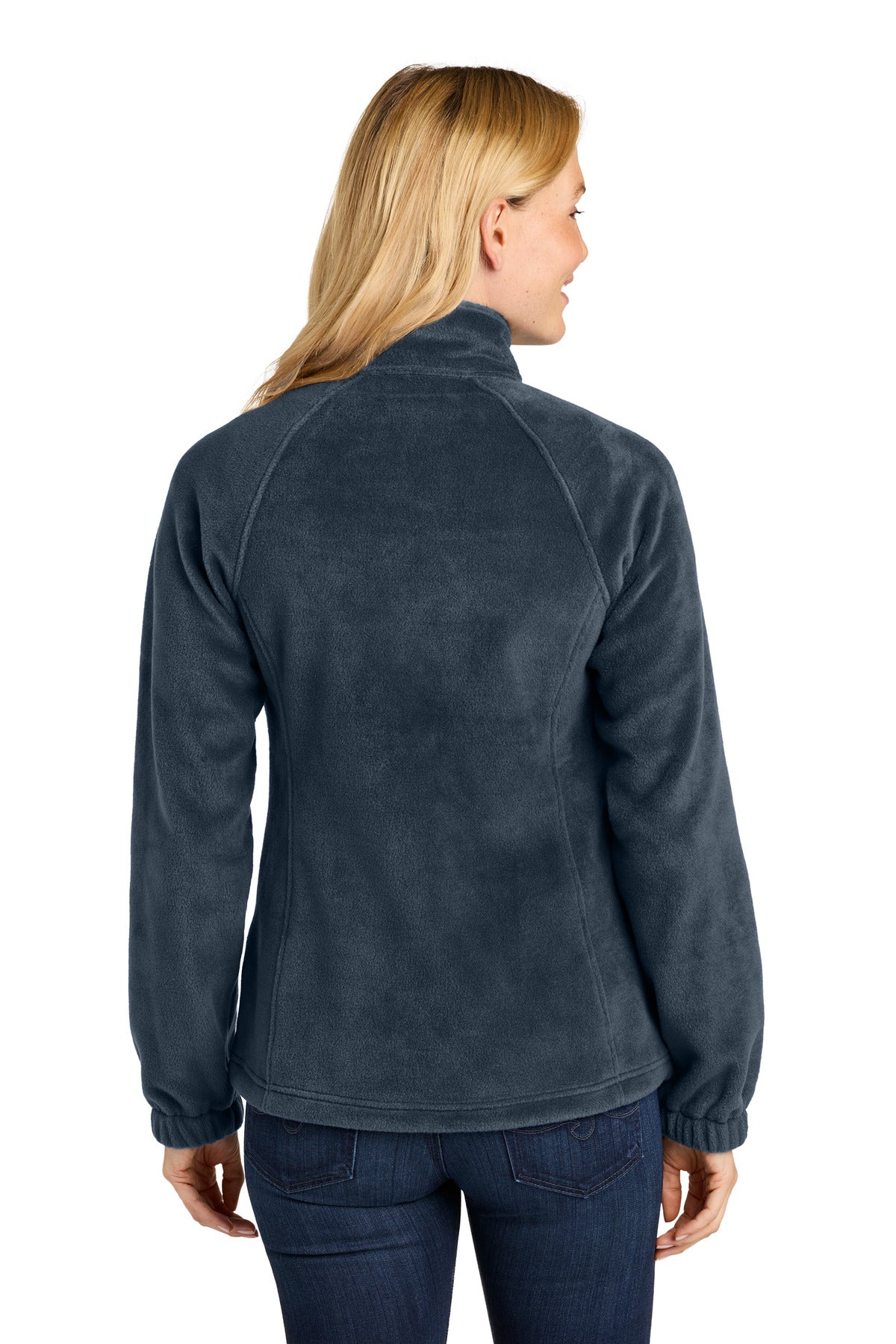 Port Authority Women's Plush Fleece Full-Zip Jacket. L190 (Choose Your Design)