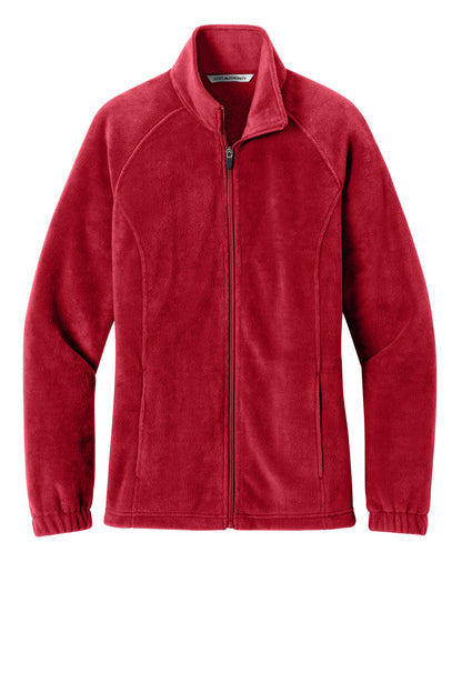 Port Authority Women's Plush Fleece Full-Zip Jacket. L190 (Choose Your Design)