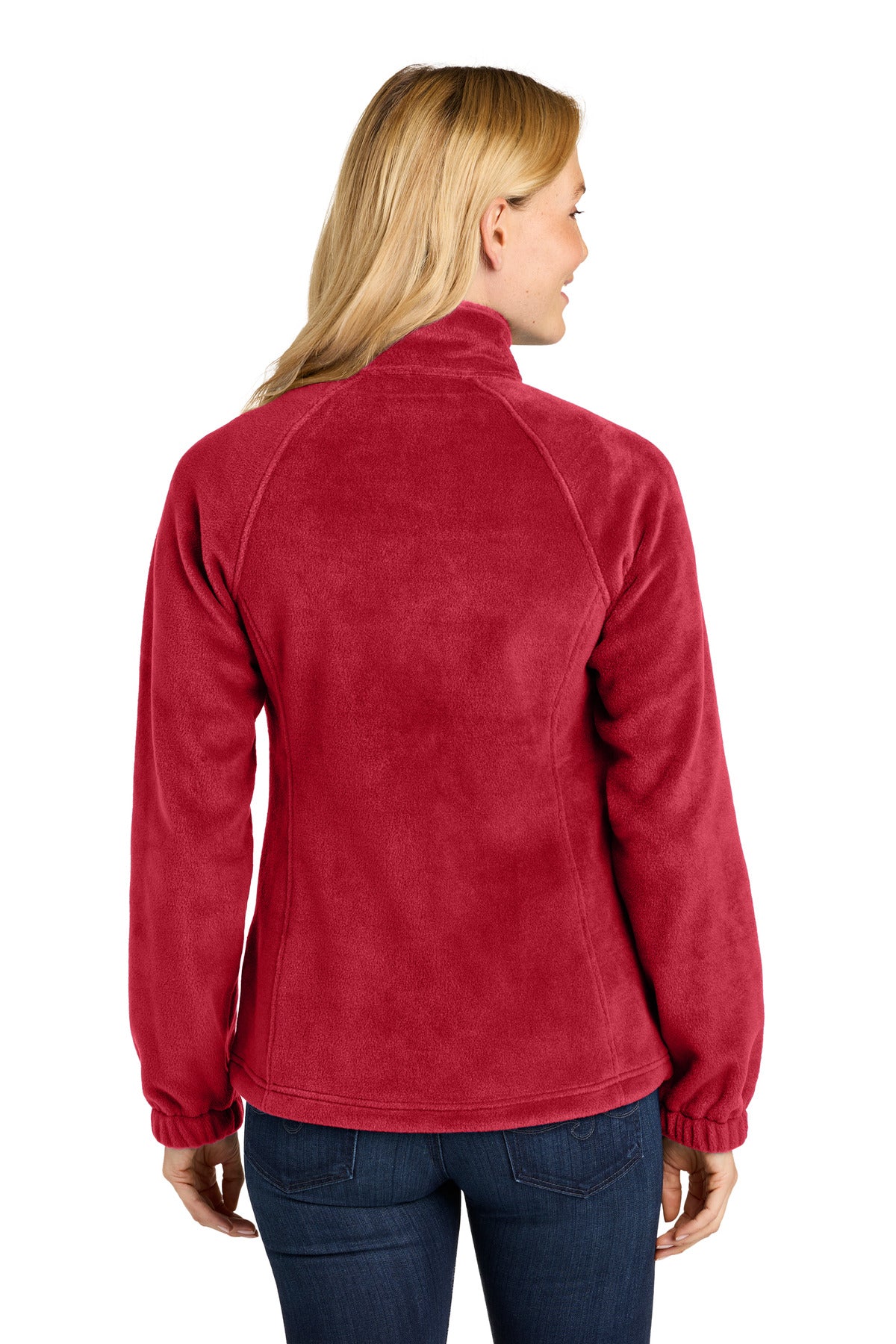 Port Authority Women's Plush Fleece Full-Zip Jacket. L190 (Choose Your Design)