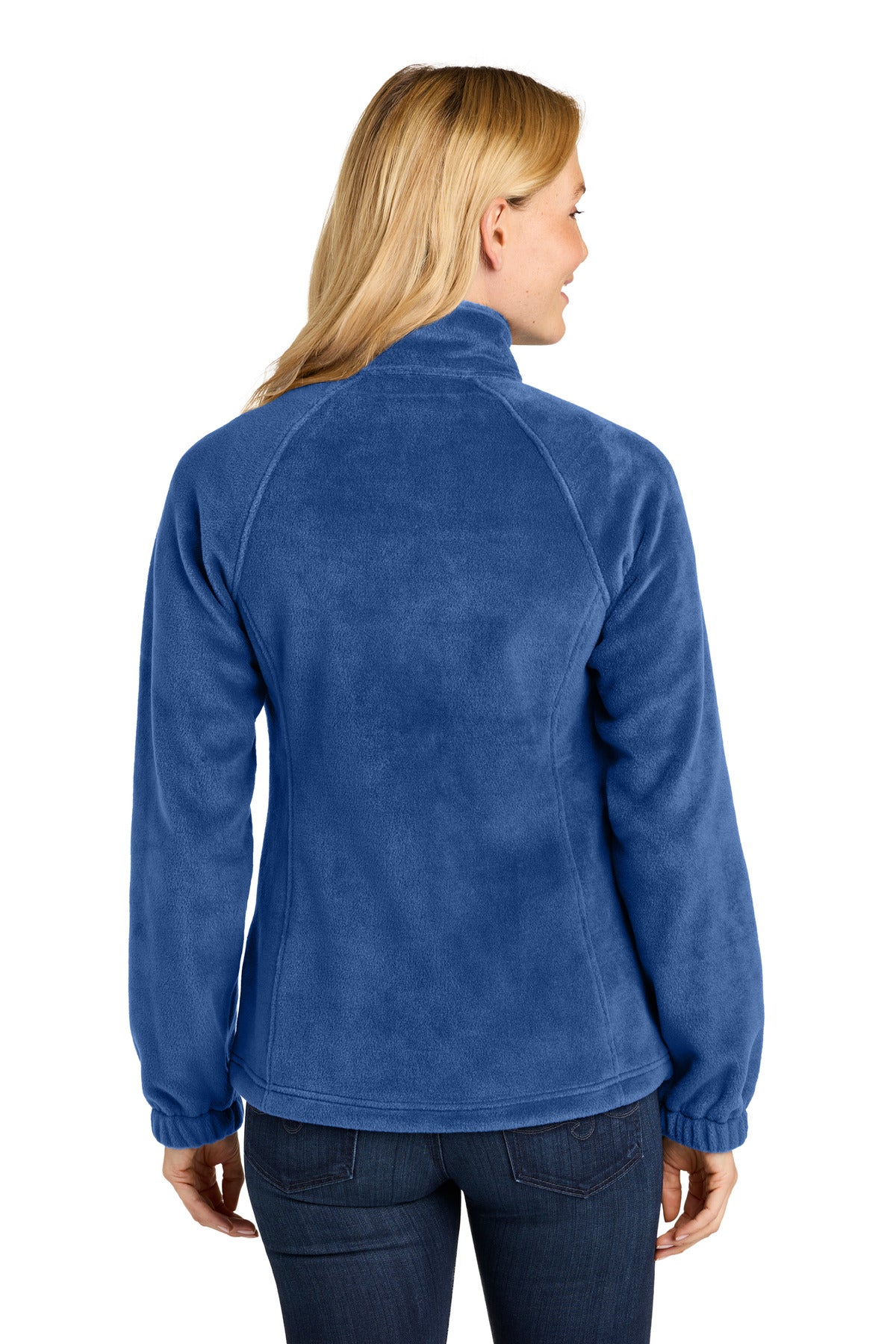 Port Authority Women's Plush Fleece Full-Zip Jacket. L190 (Choose Your Design)