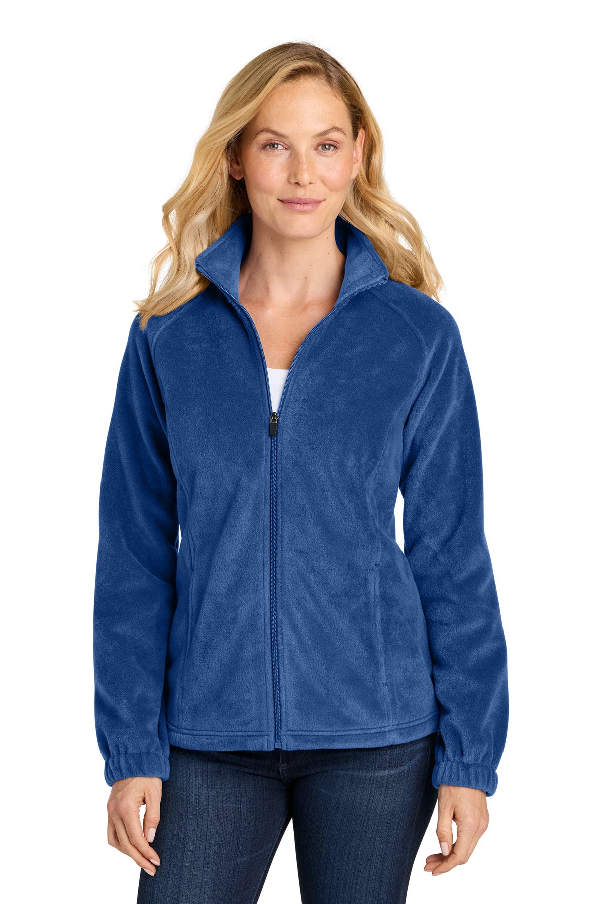 Port Authority Women's Plush Fleece Full-Zip Jacket. L190 (Choose Your Design)