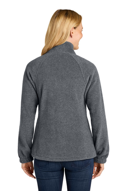 Port Authority Women's Plush Fleece Full-Zip Jacket. L190 (Choose Your Design)