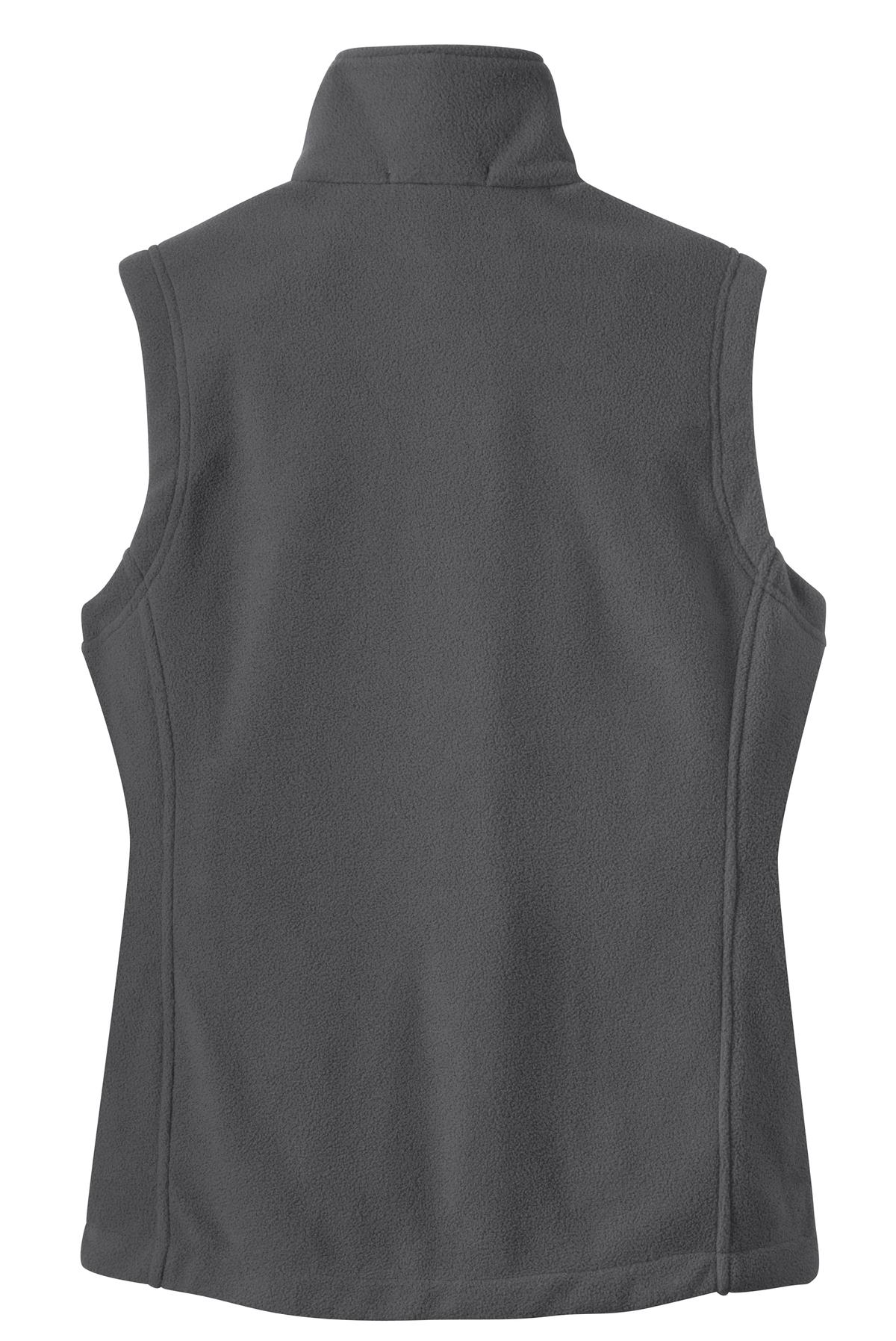 Port Authority Ladies Value Fleece Vest. L219 (Choose Your Design)