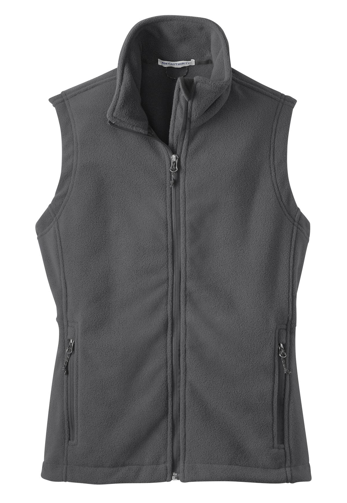 Port Authority Ladies Value Fleece Vest. L219 (Choose Your Design)