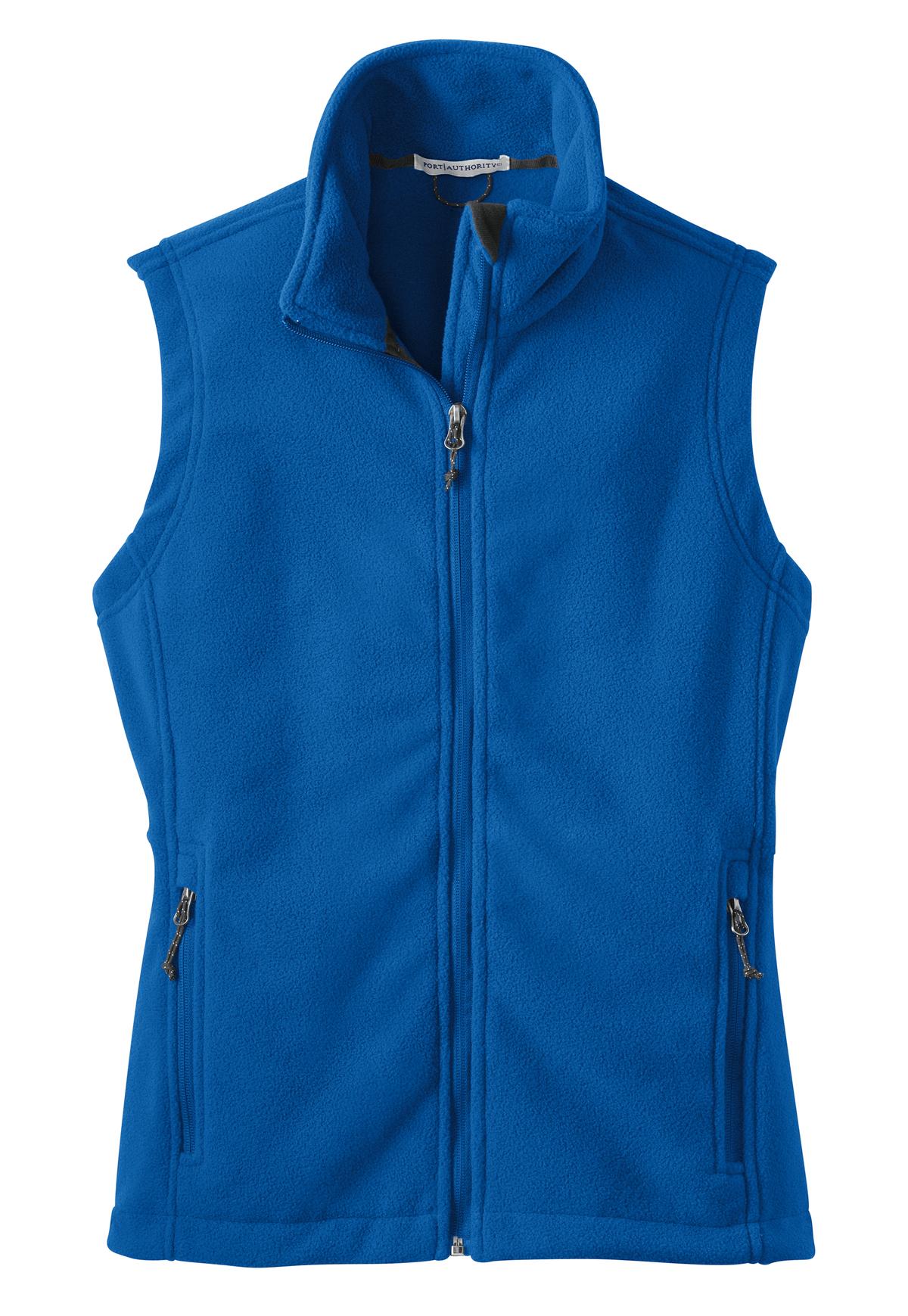 Port Authority Ladies Value Fleece Vest. L219 (Choose Your Design)