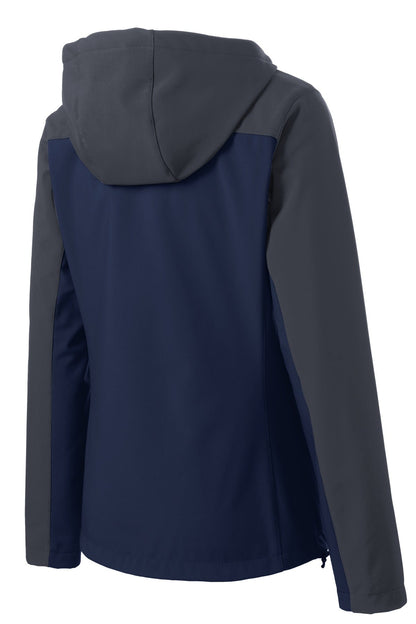 Port Authority Ladies Hooded Core Soft Shell Jacket. L335 (Choose Your Design)