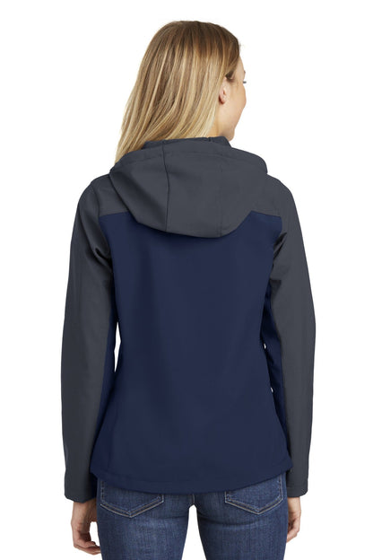 Port Authority Ladies Hooded Core Soft Shell Jacket. L335 (Choose Your Design)
