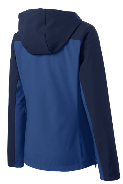 Port Authority Ladies Hooded Core Soft Shell Jacket. L335 (Choose Your Design)