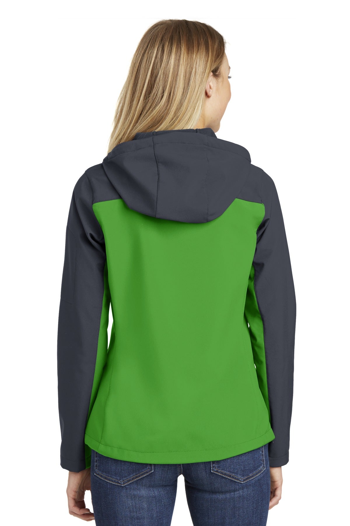 Port Authority Ladies Hooded Core Soft Shell Jacket. L335 (Choose Your Design)