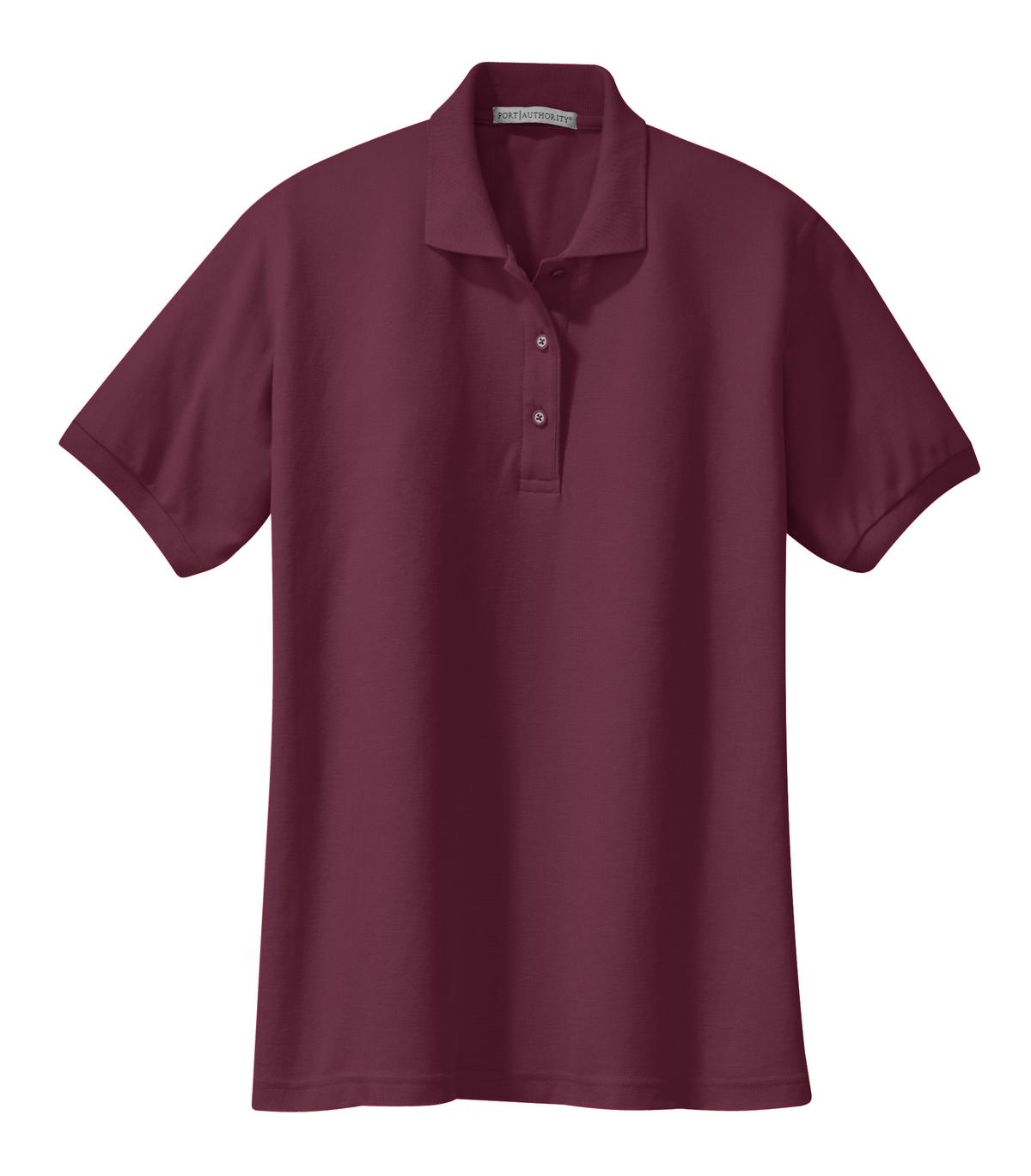 Port Authority Women's Silk Touch Polo.  L500 (Choose Your Logo)