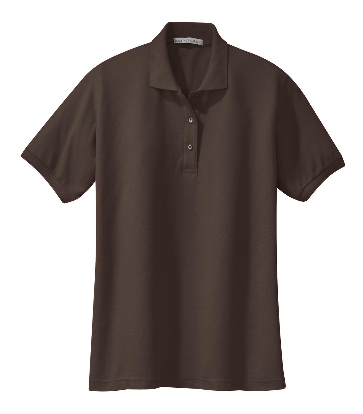 Port Authority Women's Silk Touch Polo.  L500 (Choose Your Logo)