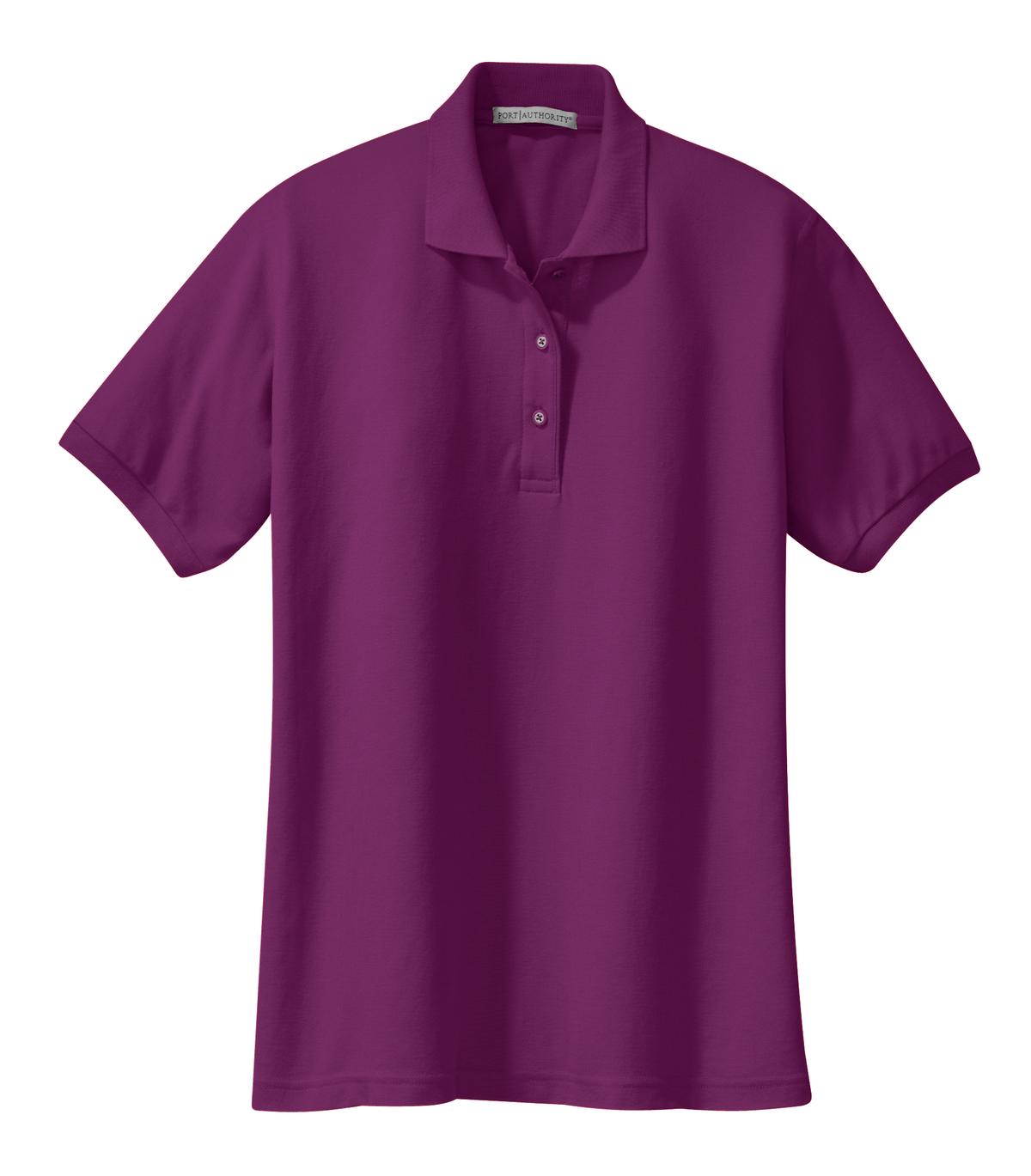 Port Authority Women's Silk Touch Polo.  L500 (Choose Your Logo)