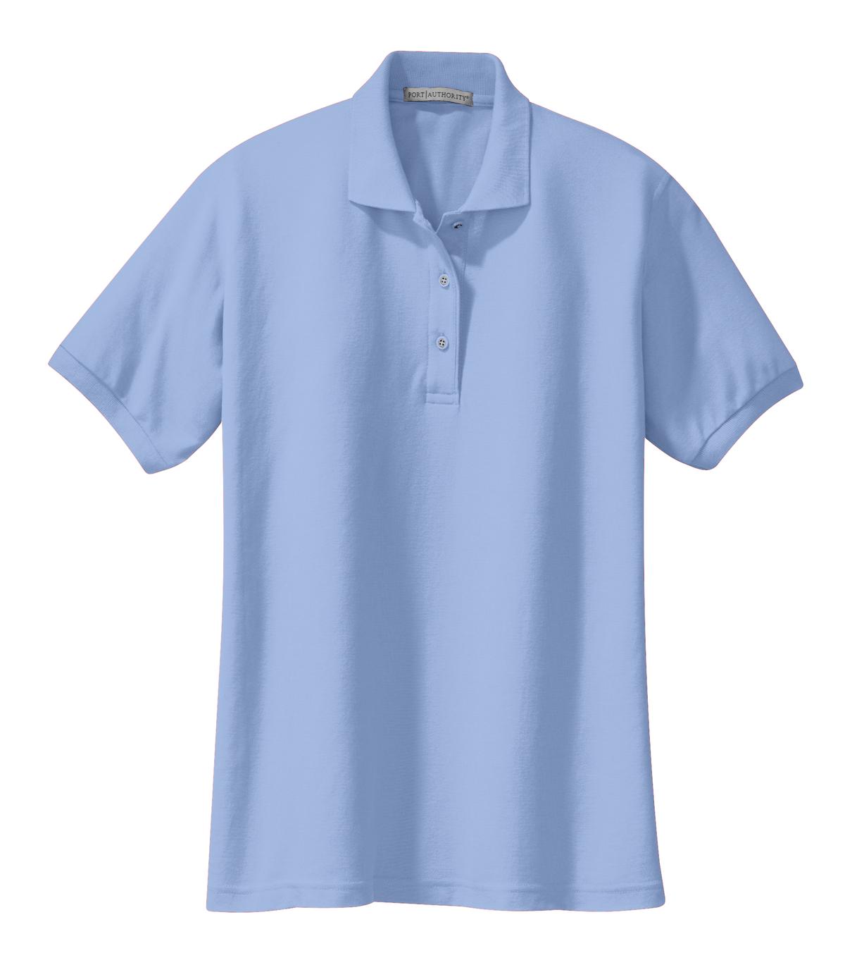 Port Authority Women's Silk Touch Polo.  L500 (Choose Your Logo)