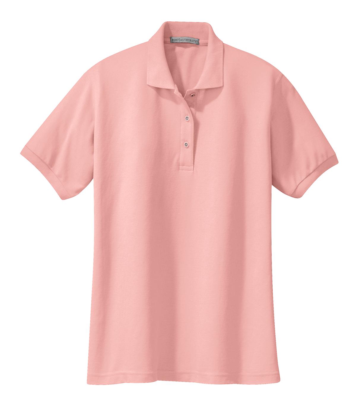 Port Authority Women's Silk Touch Polo.  L500 (Choose Your Logo)