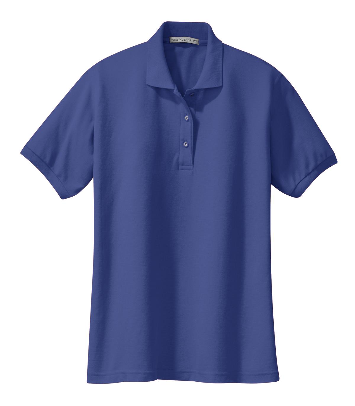 Port Authority Women's Silk Touch Polo.  L500 (Choose Your Logo)