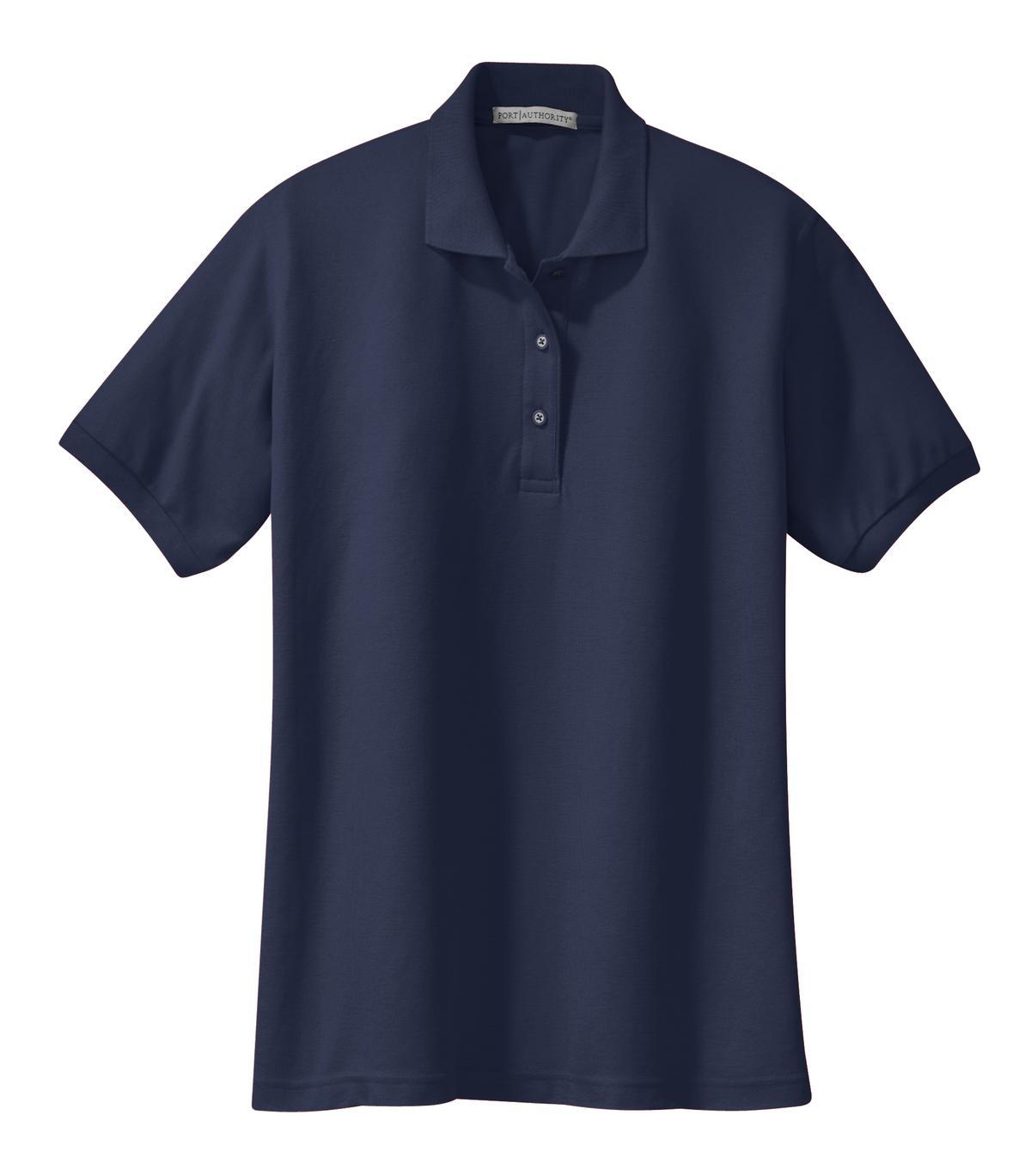 Port Authority Women's Silk Touch Polo.  L500 (Choose Your Logo)