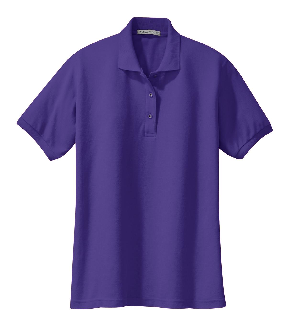 Port Authority Women's Silk Touch Polo.  L500 (Choose Your Logo)