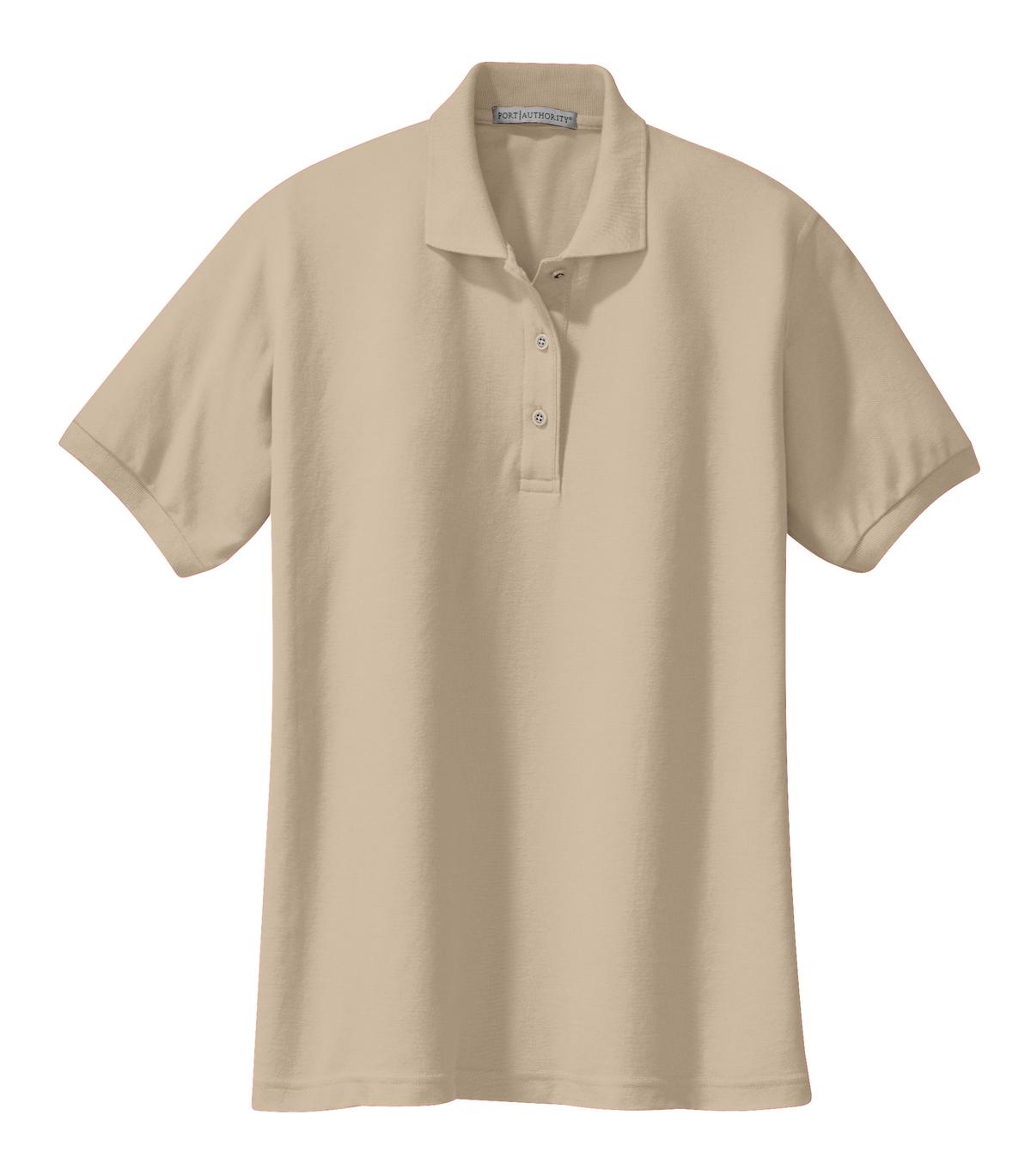 Port Authority Women's Silk Touch Polo.  L500 (Choose Your Logo)