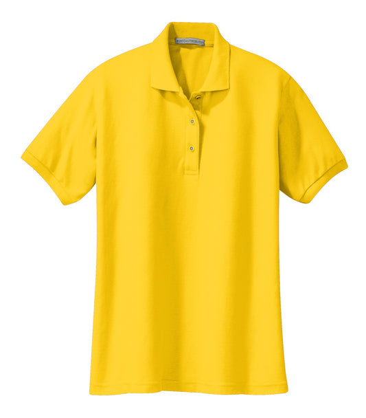 Port Authority Women's Silk Touch Polo.  L500 (Choose Your Logo)