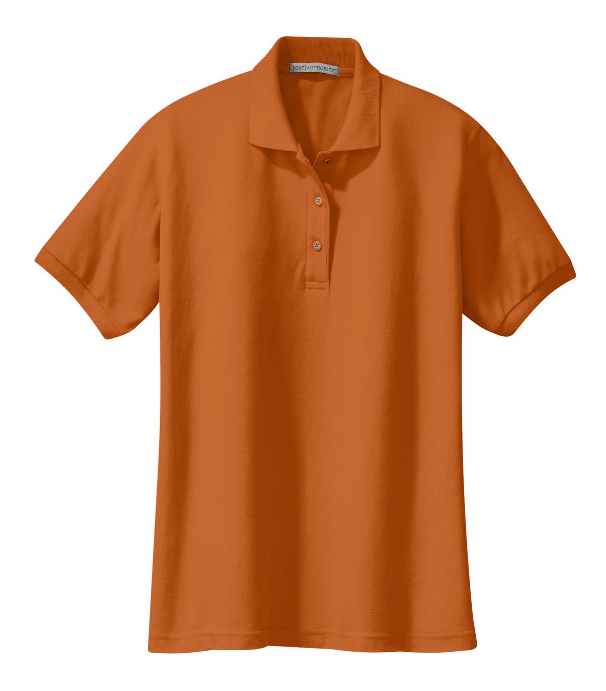 Port Authority Women's Silk Touch Polo.  L500 (Choose Your Logo)