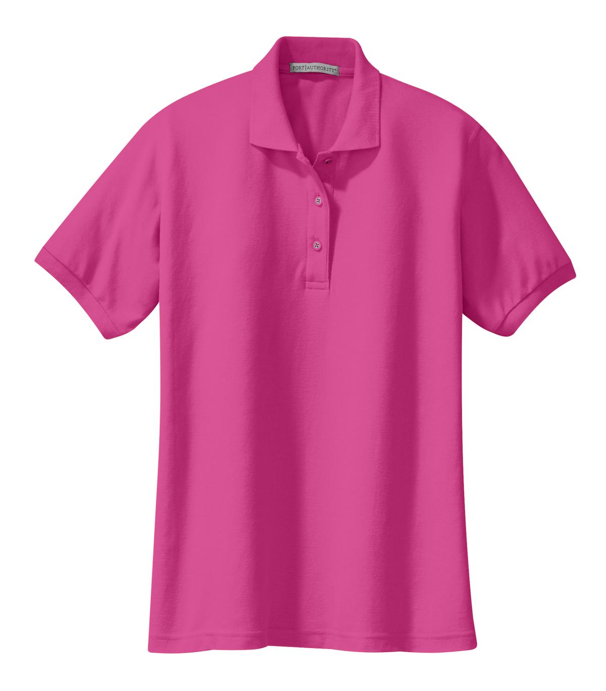 Port Authority Women's Silk Touch Polo.  L500 (Choose Your Logo)